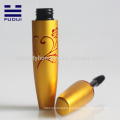 New design gold aluminum empty mascara tube for printer